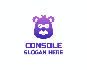 Bear Game Console logo design