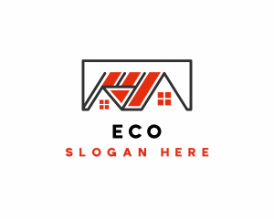 Geometric Roof Residence Logo