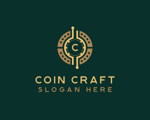 Coin - Digital Coin Currency logo design