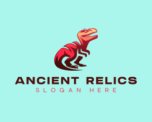 Fossil - Prehistoric Dinosaur Creature logo design