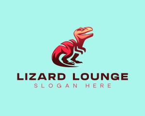 Lizard - Prehistoric Dinosaur Creature logo design