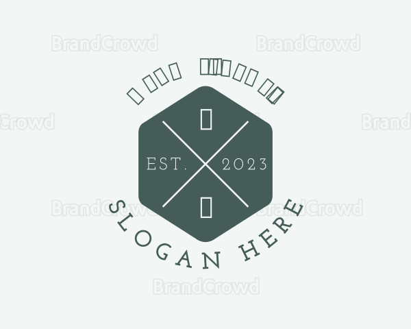 Hexagon Hipster Studio Logo