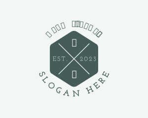 Rustic - Hexagon Hipster Studio logo design
