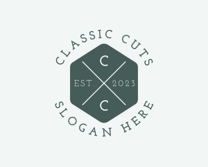 Hexagon Hipster Studio logo design