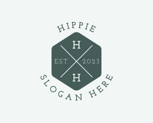 Hexagon Hipster Studio logo design