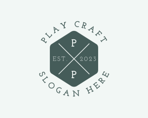 Hexagon Hipster Studio logo design