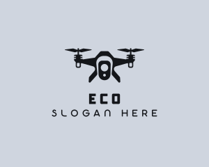 Quadcopter Camera Drone Logo