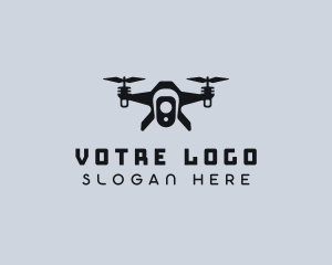 Quadcopter Camera Drone Logo