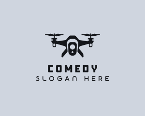 Quadcopter Camera Drone Logo