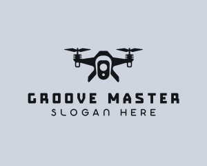 Videography - Quadcopter Camera Drone logo design