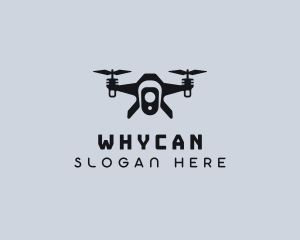 Aerial - Quadcopter Camera Drone logo design