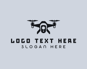 Quadcopter Camera Drone Logo