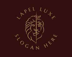 Luxe Lion King logo design