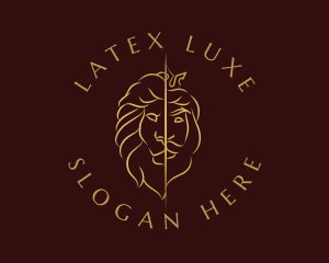 Luxe Lion King logo design