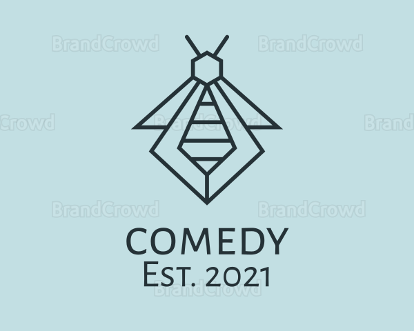 Geometric Insect Icon Logo