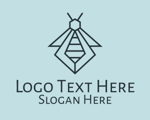 Geometric Insect Icon  Logo