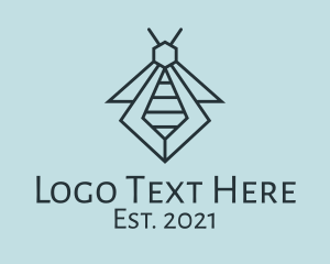 Icon - Geometric Insect Icon logo design
