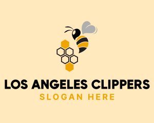 Flying Honey Bee Logo