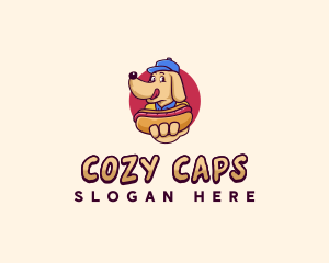 Dog Hotdog Snack logo design