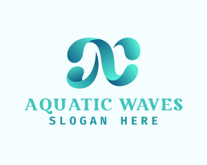 Swimming - Swimming Pool Water Droplet logo design