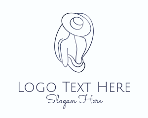 Female Fashion Model Logo