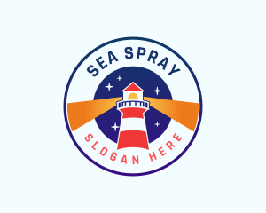 Lighthouse Tower Beacon logo design