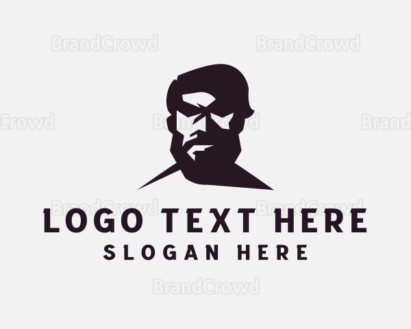 Hipster Man Grooming Logo