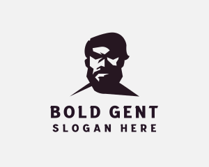 Hipster Man Grooming logo design