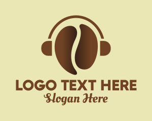 Coffee Bean Headphones Logo