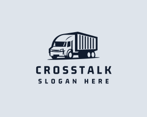 Freight Trucking Transportation Logo