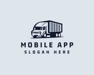 Freight Trucking Transportation Logo