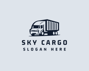 Freight Trucking Transportation logo design