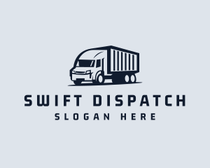 Freight Trucking Transportation logo design