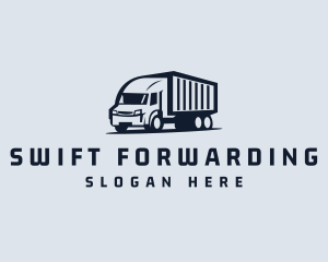 Freight Trucking Transportation logo design