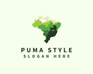 Puma - Brazil Jungle Jaguar logo design