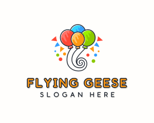 Party Store - Party Supplies Balloon logo design