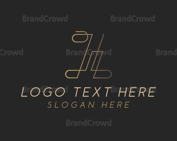 Elegant Fashion Boutique  Letter I Logo