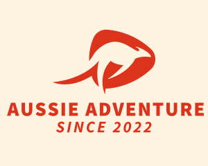 Aussie - Wildlife Kangaroo Conservation logo design