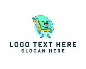 Foam - Dishwashing Sponge Cleaner logo design