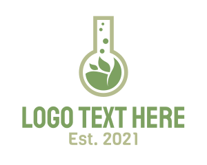 Chemical - Eco Friendly Medicine logo design