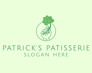 Shamrock Ireland Hand logo design