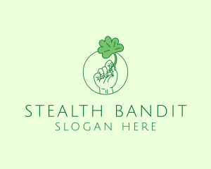 Shamrock Ireland Hand logo design