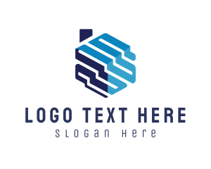 House - Hexagon Housing Residential logo design
