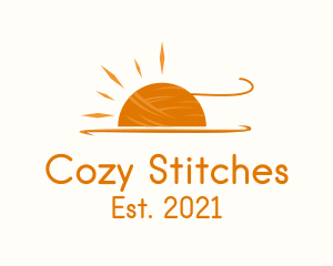 Orange Sun Crochet  logo design