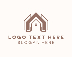 Loft - Home Property Construction logo design