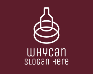 Wine - Bottle Wheel Brewery logo design
