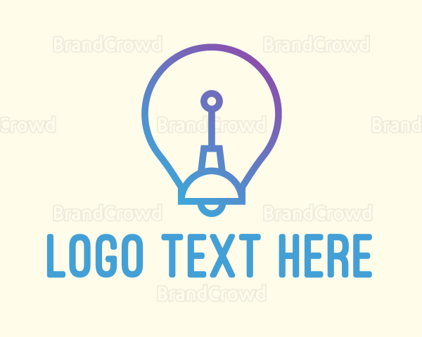 Lightbulb Fixture Lamp Logo