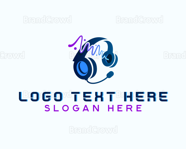 Audio Sound Headset Logo