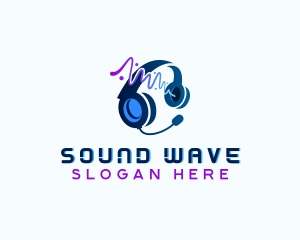 Audio - Audio Sound Headset logo design