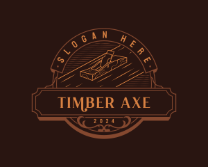 Carpentry  Planer Woodwork logo design